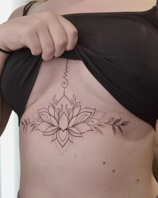 Buy Pretty Lotus Temporary Tattoo  Cute Flower Tattoo  Floral Online in  India  Etsy