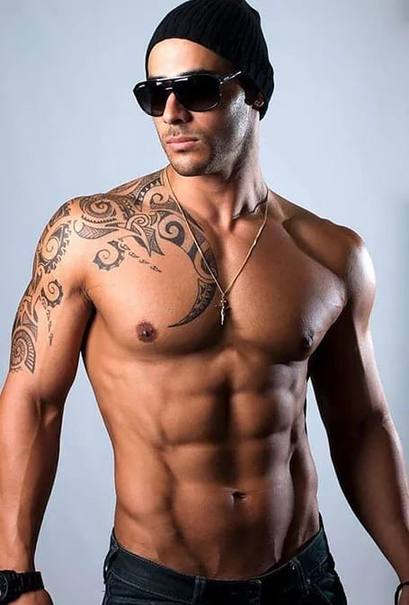 Badass Shoulder Tattoos for Men