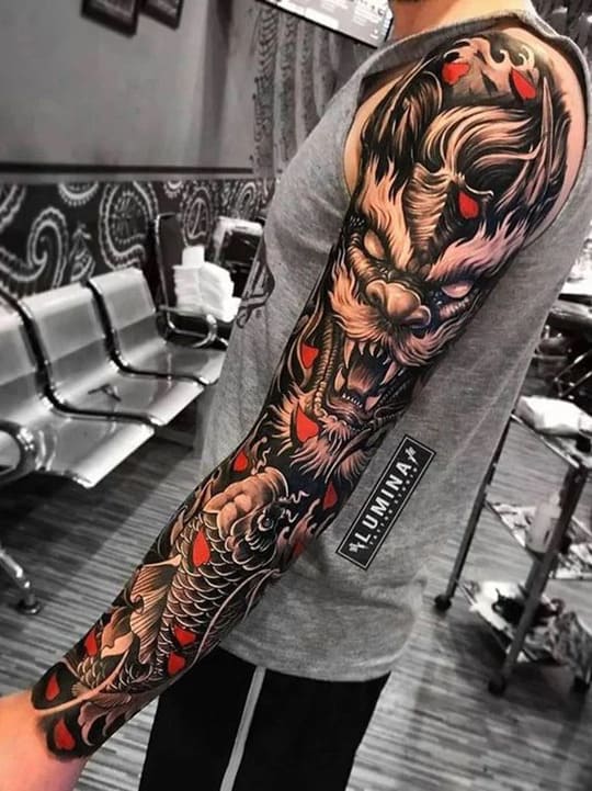 140 Awesome Examples of Full Sleeve Tattoo Ideas | Art and Design