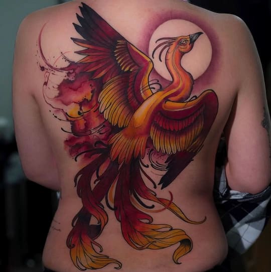 Tattoo uploaded by Robert Davies  Phoenix Tattoo by Benji Harris phoenix  neotraditional neotraditionalartist color traditional BenjiHarris   Tattoodo