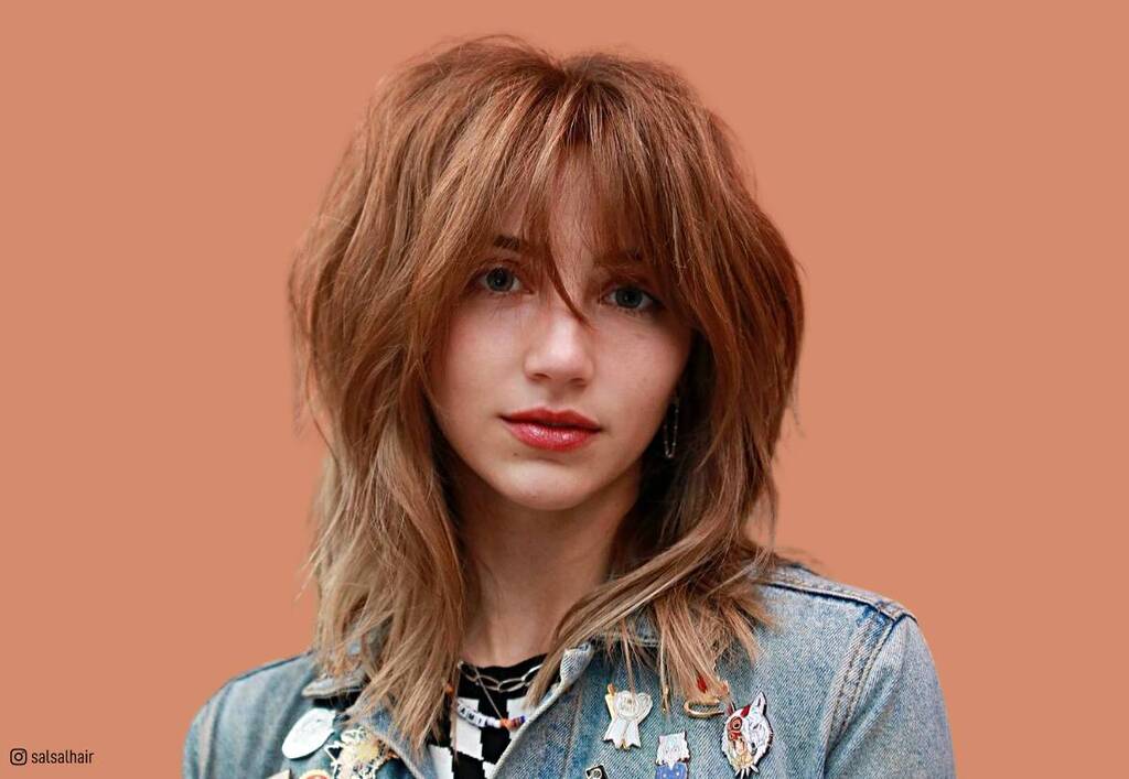 Shoulder Length Haircuts For Women With Layers And Bangs 8 