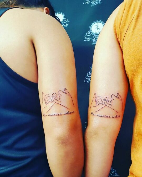 Pinky Promise Matching Tattoos